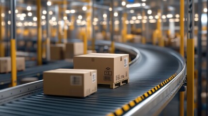 Poster - tech innovations in logistics, such as automation and real-time tracking, are enhancing supply chain