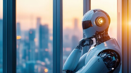 Poster - The future of work is being shaped by digital transformation, with automation, AI, and remote collaboration tools redefining how employees perform their roles.