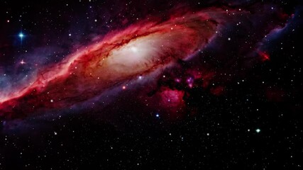 Wall Mural - endless universe filled stars and galaxy