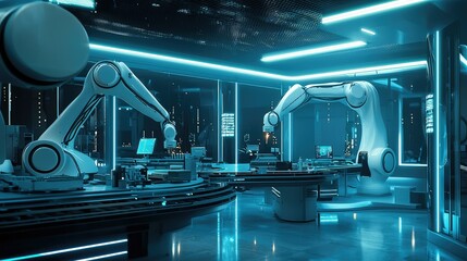 Poster - Advanced Technology in a Futuristic Laboratory Environment