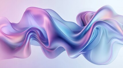 Leinwandbilder - Elegant abstract blob swirl design with subtle color gradients and flowing shapes, creating a modern and sophisticated background.