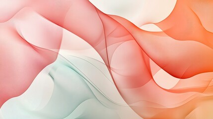 Leinwandbilder - Elegant abstract blob swirl design with subtle color gradients and flowing shapes, creating a modern and sophisticated background.