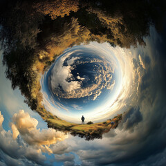 earth in space
