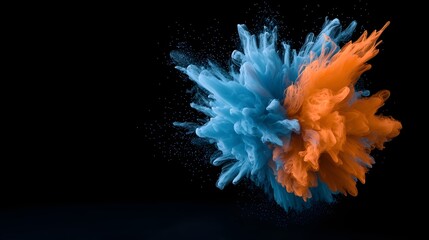 Poster - Vibrant Colorful - Unique Digital Illustration with Atmospheric Effects and Captivating Visual Patterns for Stunning Visual Impact