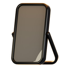 Poster - 3d rendering bathroom icon concept. 3d render mirror