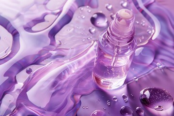 Poster - A perfume bottle sitting on a table