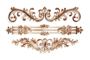 Poster - A collection of decorative items on a clean white background, ideal for use in packaging design or promotional materials