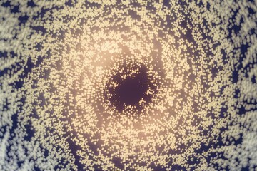 Poster - Abstract background with swirling light patterns