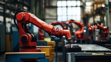 Poster - Robotic Arm in an Industrial Automation Setting