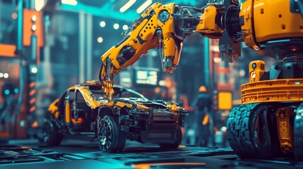 Poster - Robotic Arm in Automotive Assembly Line