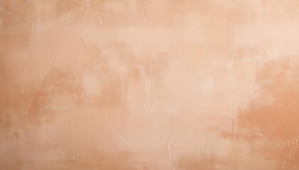 Fototapete - Warm Earthy Plaster Wall Texture Background with Cracked and Textured Details in Peach and Beige Tones. Ideal for Modern Minimalist Decor, Digital Artwork Backgrounds, and Branding Concepts