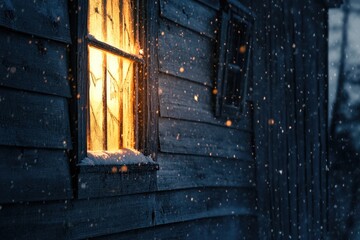 Poster - A window with natural light pouring in