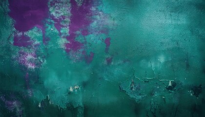 Aufkleber - Vibrant Textured Abstract Background in Turquoise and Purple Tones, Suitable for Creative Projects, Digital Art, and Design Applications Needing a Bold, Organic, and Rough Texture