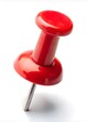 © Yauhen - Red push pin on white background