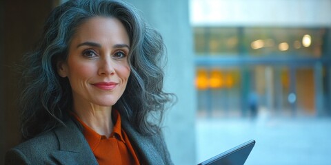 Businesswoman in a suit