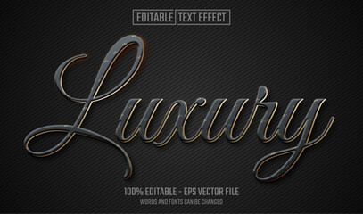 Wall Mural - luxury editable text effect