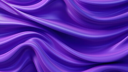 Poster - Attractive Abstract Dark Purple Fluid Wave Background for Modern Presentations