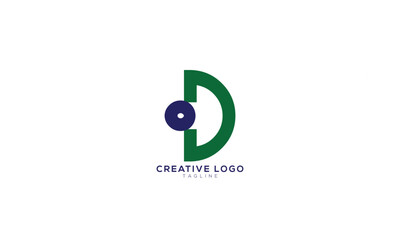 OD DO Abstract initial monogram letter alphabet logo design