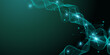 © BAIVECTOR - Global network connection banner design template. Header social network communication in the global business concept. Big data visualization. Internet technology