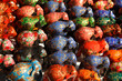 © RooM The Agency - Close-up of assorted colourful elephant ornaments for sale in a local market, New Delhi, India