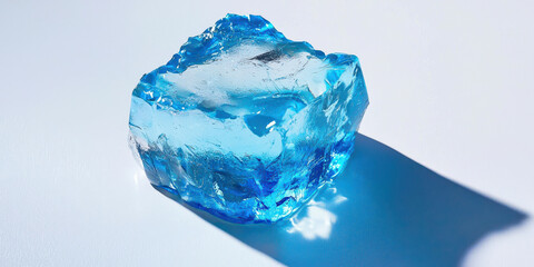 Aufkleber - A blue stone with a blue tint
