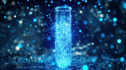 Poster - Glowing Particles Suspended in Air with Chemical Reaction