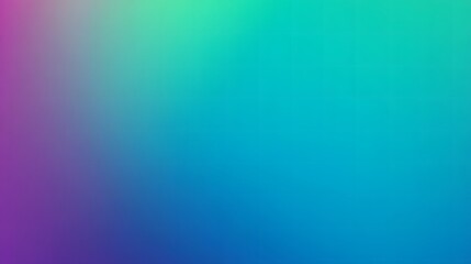 Sticker - Minimalist Blue-Green-Purple Gradient Background in Flat Style, Perfect for Mobile Wallpaper and Modern Digital Design