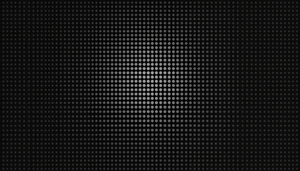 Wall Mural - black halftone texture background isolated with white highlights, png