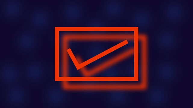 checkmark sign icon animation. tick mark, complete mark, right, conform mark