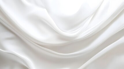 Wall Mural - Soft and Bright White Fabric Background with Subtle Gradients for Clean and Elegant Design