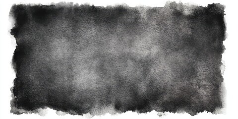 Poster - Dark Gray Watercolor Texture on Rectangular Paper