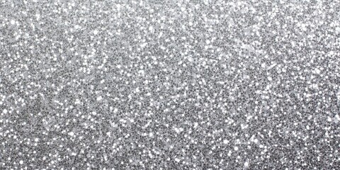 Poster - Shimmering Glitter Background in White Tone