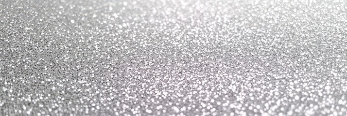 Poster - sparkling white glitter background for creative projects