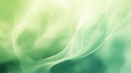 Poster - Fresh abstract background with a soft green gradient and a blurred effect