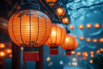 Aufkleber - A lantern festival is held in Tainan, Taiwan, to celebrate the Lunar New Year.