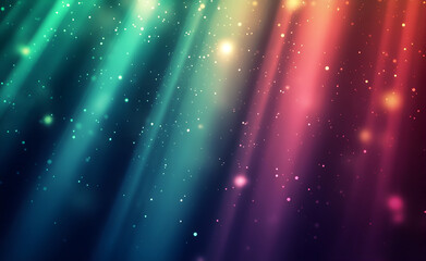 Poster - abstract background with lights and colors
