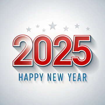 happy new year 2025,2025 colorful Happy New Year card.