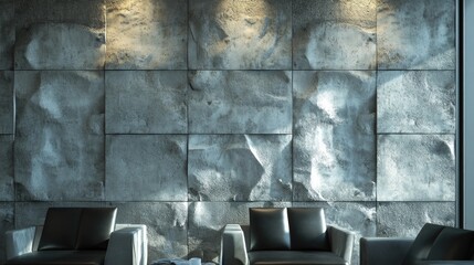 Poster - Durable textured concrete wall design ideas for various surfaces