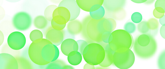 Poster - Delicate light green Bokeh – Dreamy Light Effects for Creative Projects