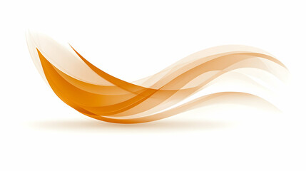 Abstract Orange Wave Design, color, background, graphic, art, modern