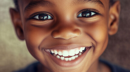 Smiling little african child 