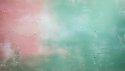 Poster - Abstract Pastel Gradient Texture Background with Soft Pink and Green Tones. Ideal for Web Design, Branding, Invitations, Social Media Graphics, and Modern Minimalist Decor Concepts