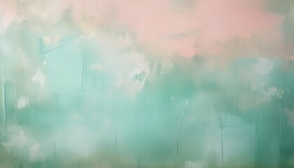 Poster - Abstract Pastel Gradient Texture Background with Soft Pink and Green Tones. Ideal for Web Design, Branding, Invitations, Social Media Graphics, and Modern Minimalist Decor Concepts