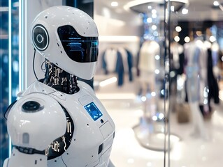 Poster - Robotic Assistant Aiding Customers in Virtual Fashion Boutique Experience