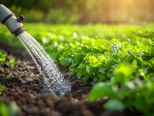 Poster - smart irrigation system in a farm using efficient clean water for sustainable crop growth