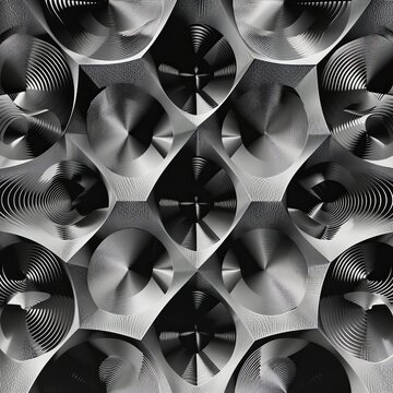 geometric background.