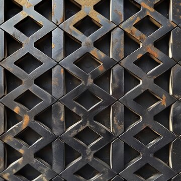 geometric background.