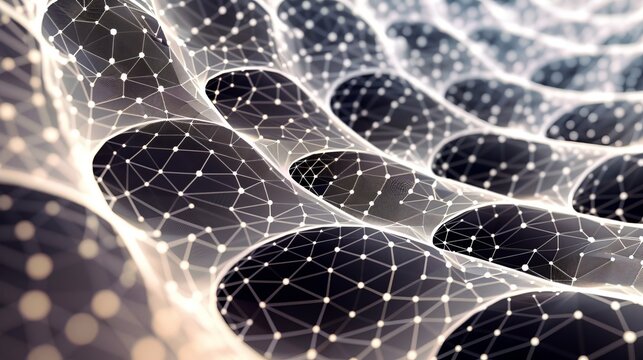 geometric background.