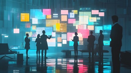 Poster - Virtual Brainstorming Session with Digital Wall for Collaborative Idea Development