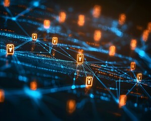 Poster - Secure Encrypted Data Streams Flowing Through Digital Network with Locked Symbols
